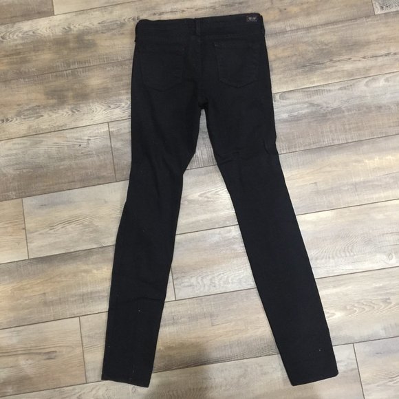 Angry Rabbit Black Ripped Jeans Size 28/7 - Picture 6 of 6